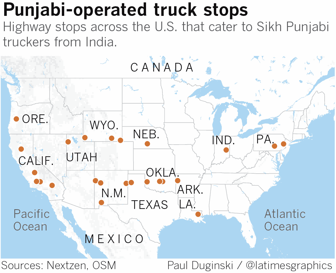 map of truck stops Jaweed Kaleem On Twitter I Ve Gotten A Few Requests From map of truck stops