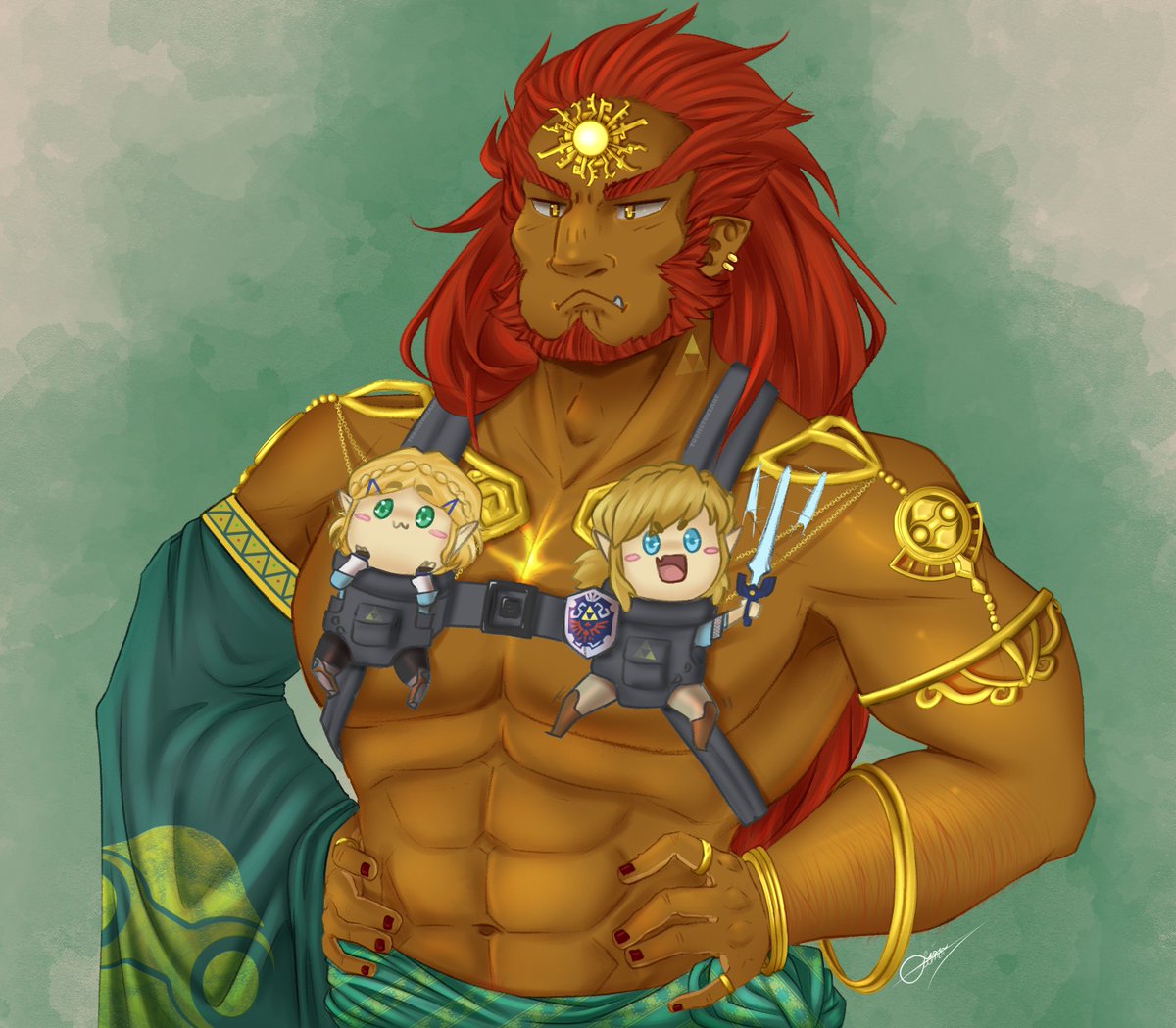 I ended up with this..I.. don't know how I got here.#loz #Ganondorf #Z...