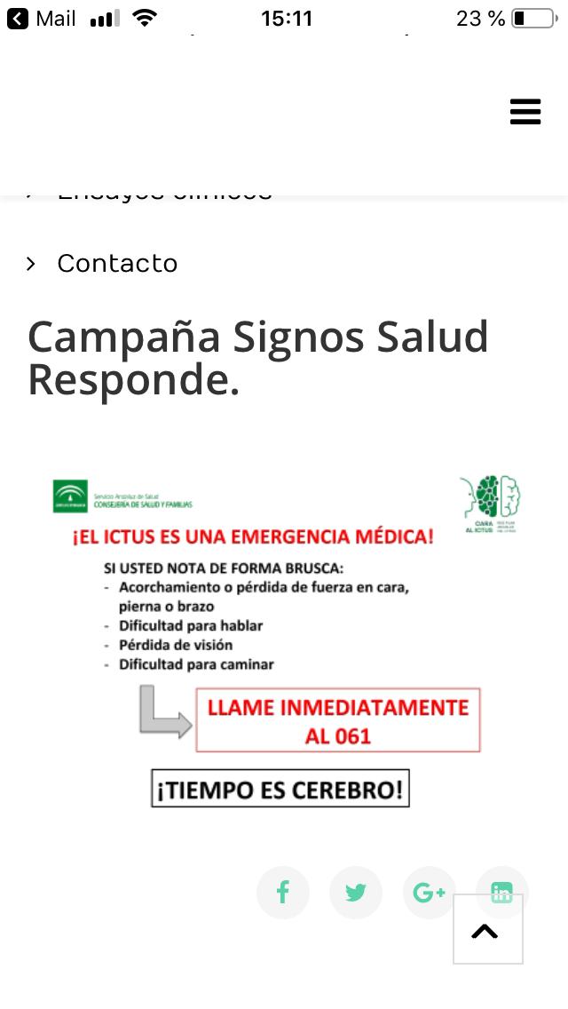 Abarraganpri's tweet photo. Lanzamiento de campaña de reconocimiento de los síntomas de ictus en Salud Responde!! 061! #TiempoEsCerebro #Ictus #Andalucia https://t.co/jdjN3CTxga