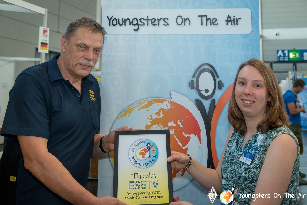 hamyota's tweet image. At HAMRADIO fair in Friedrichshafen 2019 we had the pleasure to honour our #YCP hosts and their representatives with a special award 😁 Many thanks for the ongoing support of our youngsters 😉

PART 2

#hamyota #FHN19