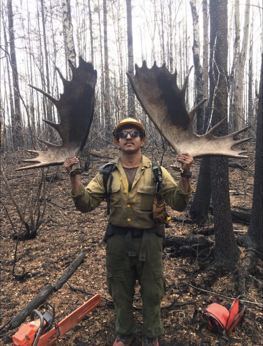 R5_Fire_News's tweet image. Crews from California are making themselves at home on the fire line in Canada. Helping our partners in the north are Zig Zag, Happy Camp, Shasta Lake, Fulton and Arrowhead Hotshots along with various overhead. #ChuckeggFire