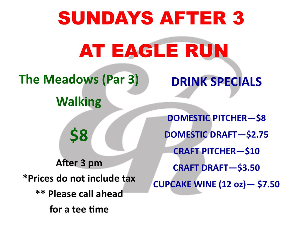 Eagle Run Golf Course tweet media