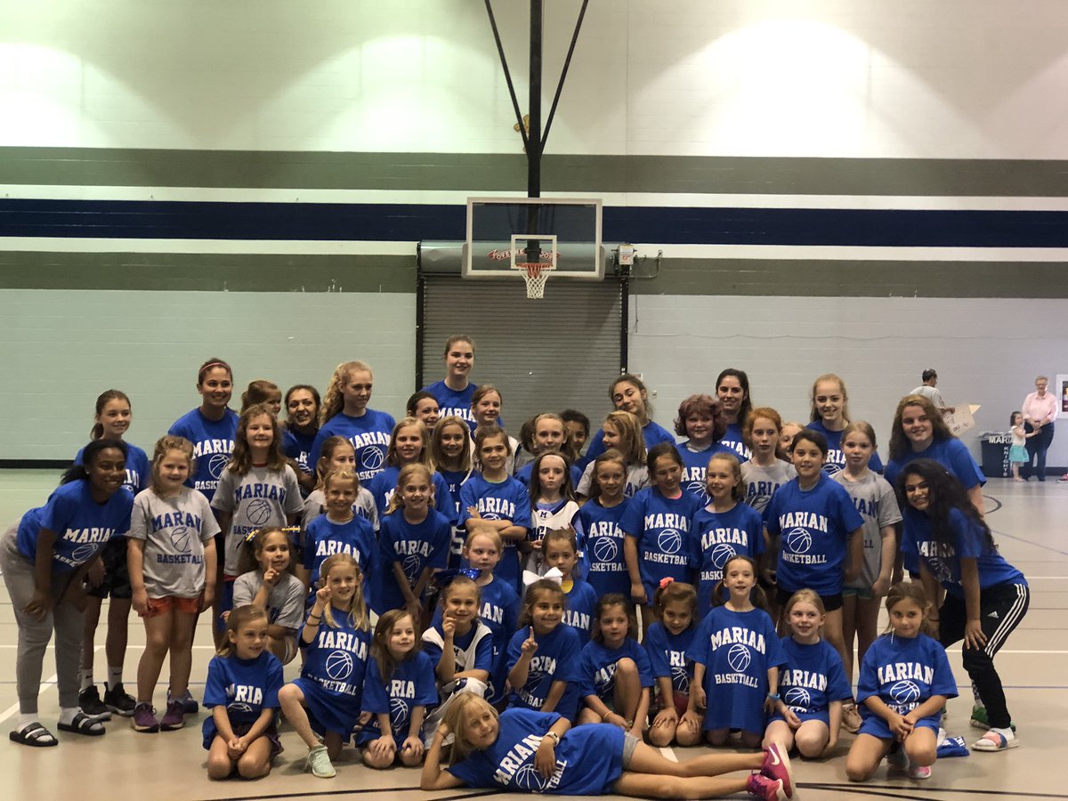 Another great Marian Girls Basketball Camp.  Kindergarten thru 4th grade.#FutureKnights