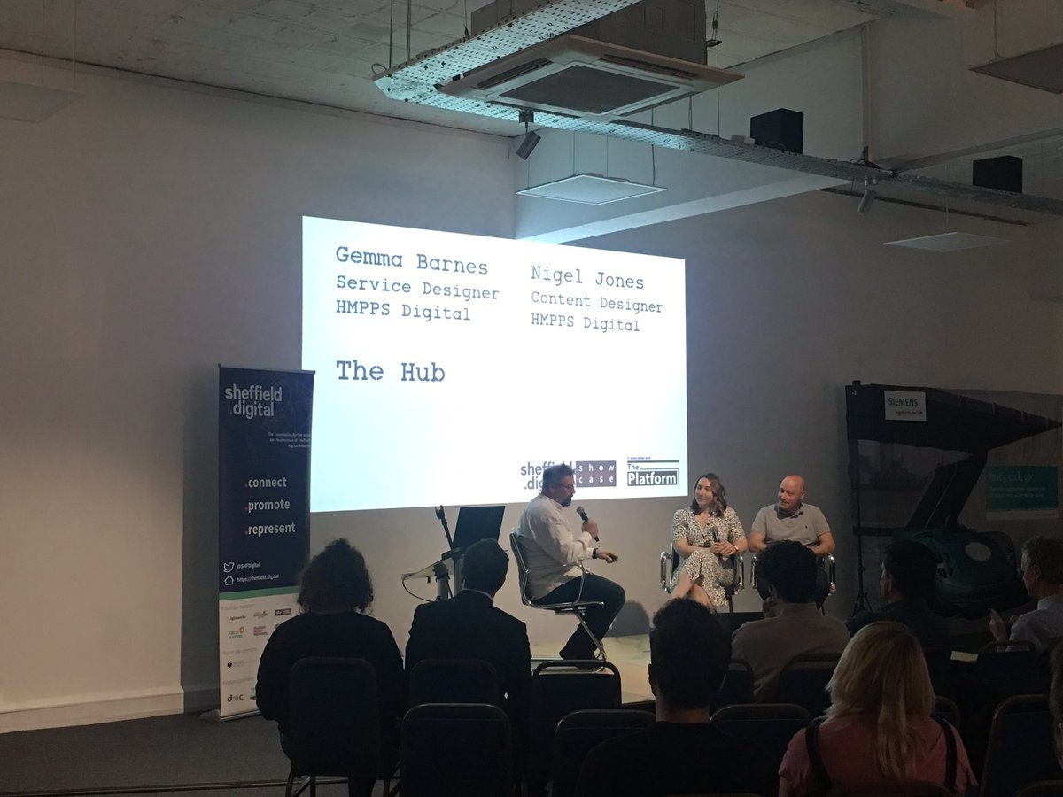 theworkstation's tweet photo. Next off is @gemma_barnes and @supernige from @Justice_Digital on their hub project. @SHFDigital #summershowcase #shfplatform @SheffTechParks https://t.co/EboEjBVJPN