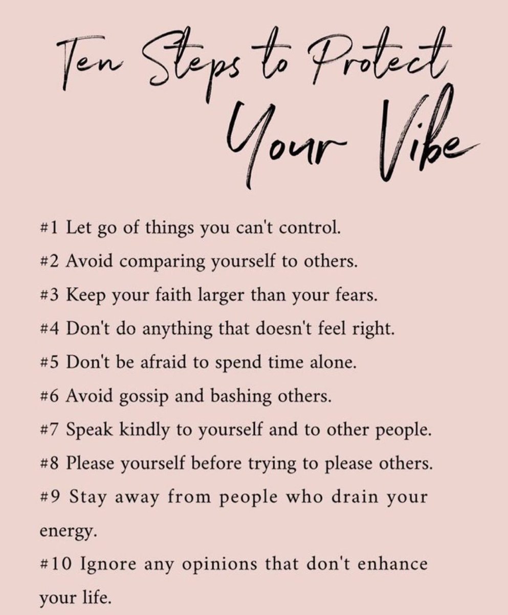I decide my vibe. #goals #priorities