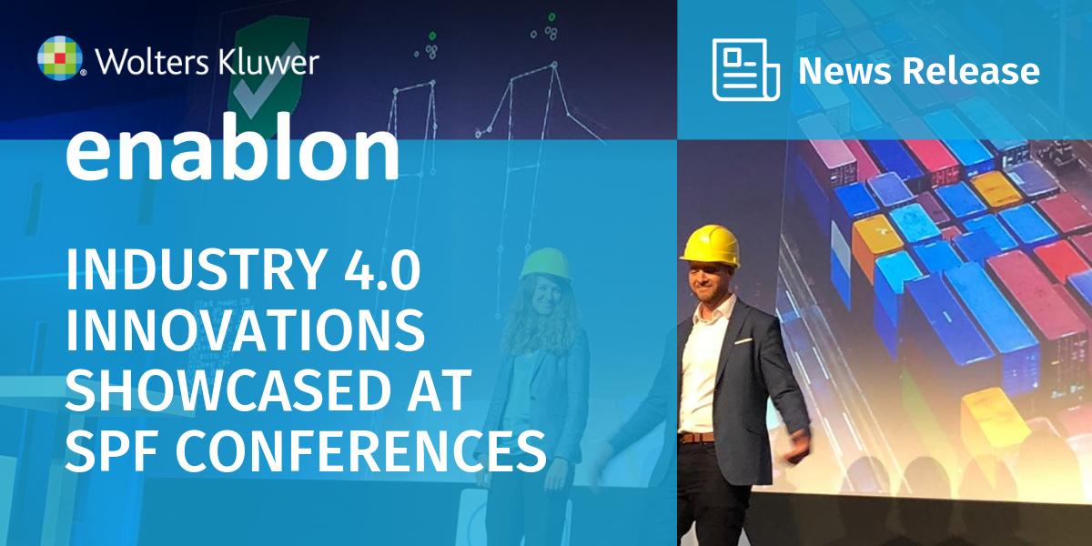 Enablon's tweet photo. Learn more about the Industry 4.0 innovations that were demonstrated live on stage with early-adopter customers duing our recent SPF conference: https://t.co/h9l74iUAkd #SPFAmericas #SPFEMEA https://t.co/B181s063Cy