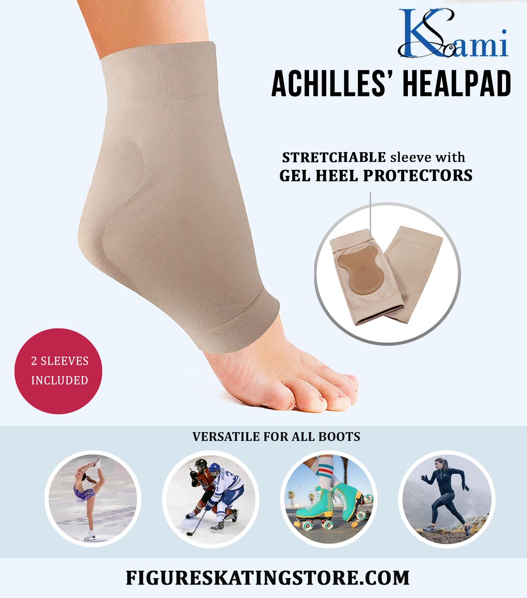 IcelandCenter's tweet photo. Kami-So Achilles' Heelpad ( 2 Sleeves Included) $12.00
https://t.co/29zGAdwPTx

#figureskatingstore #protection #gelpads #gelpad #anklesleeve #bootbumper #healpad #lacepad #lacepads #figureskating #figureskates #iceskates #iceskating #iceskater #icedance https://t.co/DDHhWeBnPf