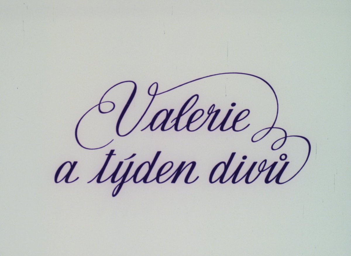 Valerie a týden divů (1970) dir. by Jaromil Jireš.