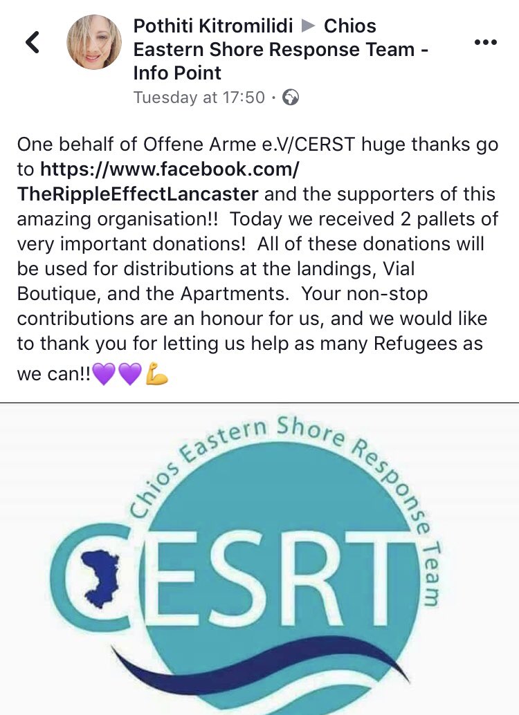 _RippleEffect's tweet image. This is what kindness and love looks like... working together to help those in need ... such an honour to know and work with this amazing organisation 🌸💕 @ChiosTeam #RefugeeCrisis #RefugeeWeek2019