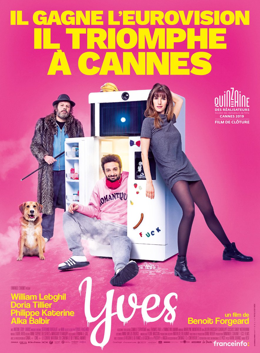 philippe_rouyer's tweet photo. Comment un réfrigérateur connecté change la vie d’un rappeur flemmard. Avec #Yves (All about Yves pour les anglo-saxons), #BenoitForgeard réussit une amusante romcom aux allures de fable sur nos engins connectés. Avec un super @WilliamLebghilO et une #DoriaTillier toujours au top https://t.co/6MUE3BinhE