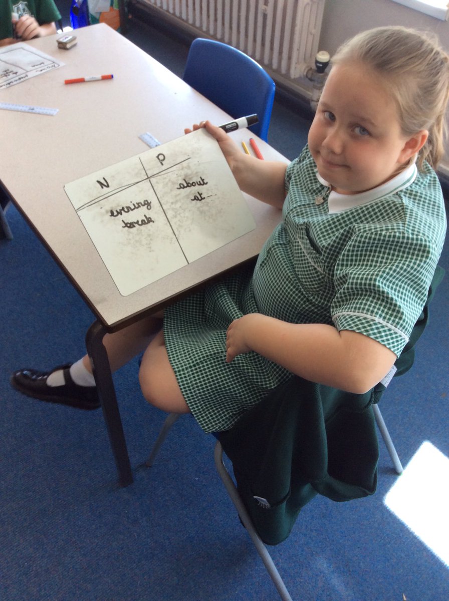 MrsWalkerY3's tweet photo. Today in grammar Y3 were using prepositions to express time #grammar #prepositionstoexpresstime https://t.co/cK9OhKSd6V