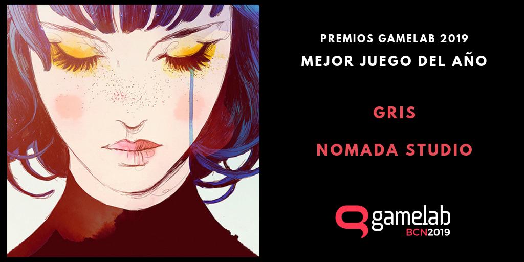 gamelab's tweet photo. Premios #GAMELAB19: El ganador de la categoría Mejor juego del año es para #GRIS de @nomadastudiobcn https://t.co/UFeGOGhyb5