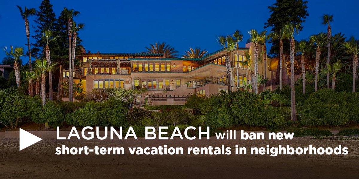 RobStephensCO's tweet photo. Important news is on the horizon for #LagunaBeach #vacationrental owners! The City Council decided June 4 that other short-term rentals should be limited to Laguna Beach’s mixed-use and business zones. @TheOCRegister covers the story in detail here. https://t.co/anpfhcBm6u https://t.co/RXqe8rcq8U