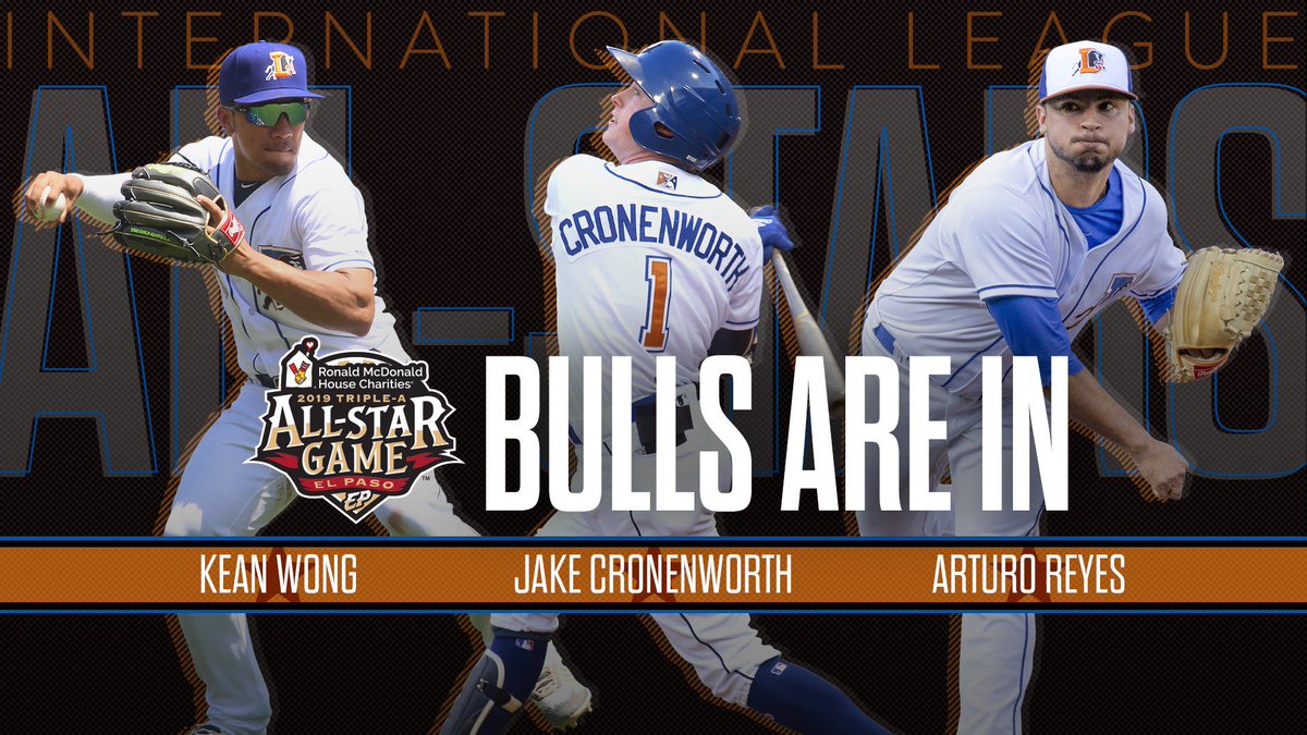 Durham Bulls on X: CONGRATS to Kean Wong, Jake Cronenworth and Arturo  Reyes, who have all been selected to play for the International League in  the Triple-A All-Star Game! #BULLieve Details