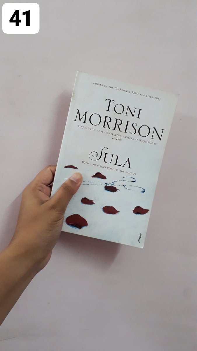 SharayuAil's tweet photo. #Book41 is Sula by Toni Morrison #100BookChallenge https://t.co/pTxY17CHSy