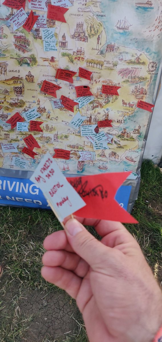 Successful ride share sorted @GlastoFest