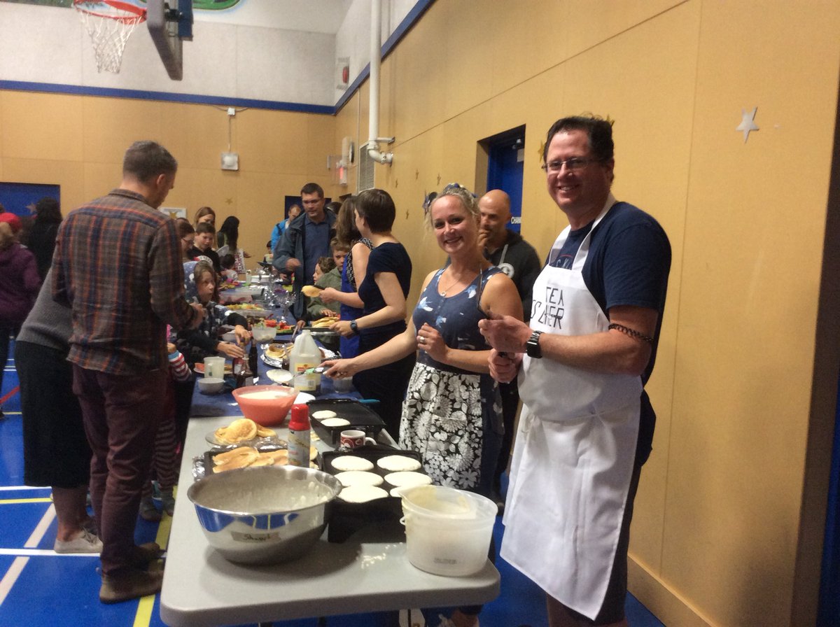 SD63PLake's tweet photo. Pancake breakfast to end our year.  Thank you to everyone for making this a fantastic year.  Have a safe and enjoyable summer.  #prospectlakeschool #sd63 https://t.co/y0MmuJ4bDT