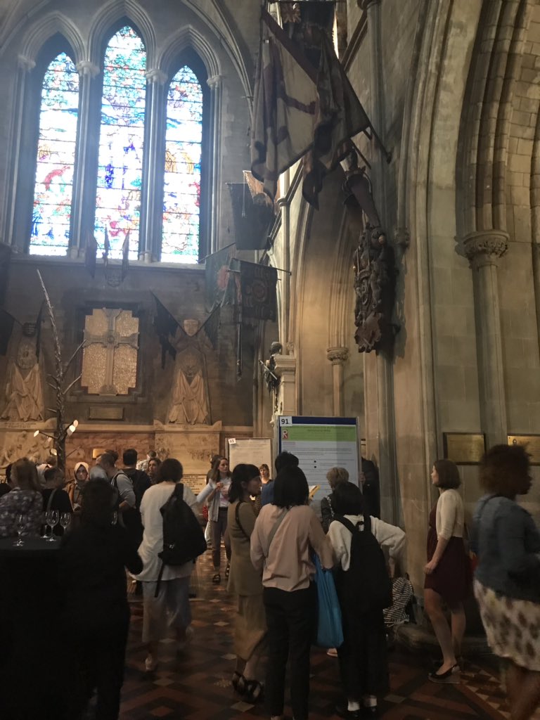 Nothing like a poster session in a church founded in 1191! @myACBS #ACBSWC #StPatricksCathedral I❤️🇮🇪