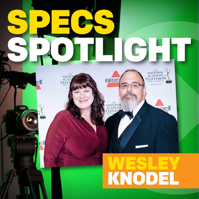 DickKernen's tweet photo. Meet Wesley Knodel. A director for the 6pm and 11pm news on WDIV. In this Specs Spotlight discover Wes' journey in television, which includes winning a local Emmy! https://t.co/Y4ZGxTPYwm https://t.co/zyn0kBdbyw