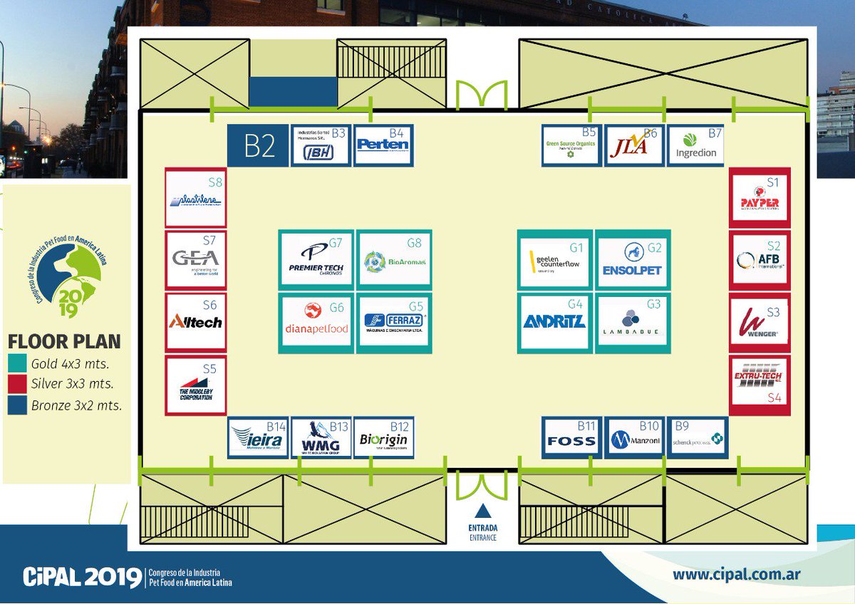 ULTIMO stand disponible! Agradecemos a nuestros recientes sponsors que se han sumado a #CIPAL2019 <a href="/AlltechLA/">Alltech Latinomérica</a>  <a href="/thegeagroup/">GEA Group</a> Industrias #Bartoli Hnos y  #WMG. Gracias a todos por acompañarnos! cipal.com.ar #mascotas #nutricion #Petfood