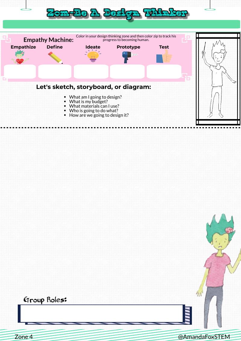 Zip_the_ZomBe's tweet photo. Hey future designers! Check out this student design journal that goes w/ my book, Zom-Be A Design Thinker. This helps you document the #designthinking process!
I can't wait to see the problems you solve! What will you design next? #whereiszip #zombeDT
https://t.co/kD8H2Km3r4 https://t.co/b7807AH51t