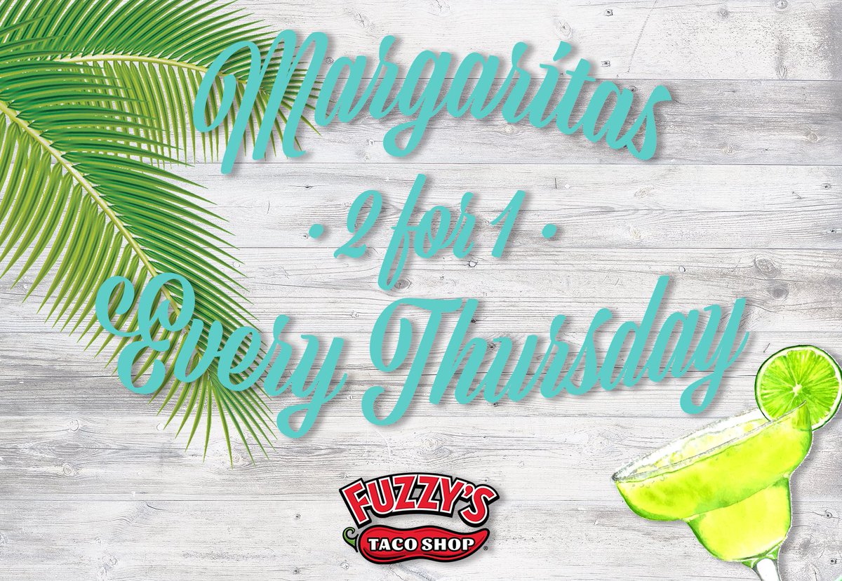 BRFuzzysTaco's tweet photo. Come cool down with 2 for 1 margs all day☀️ https://t.co/csYORNc1rZ