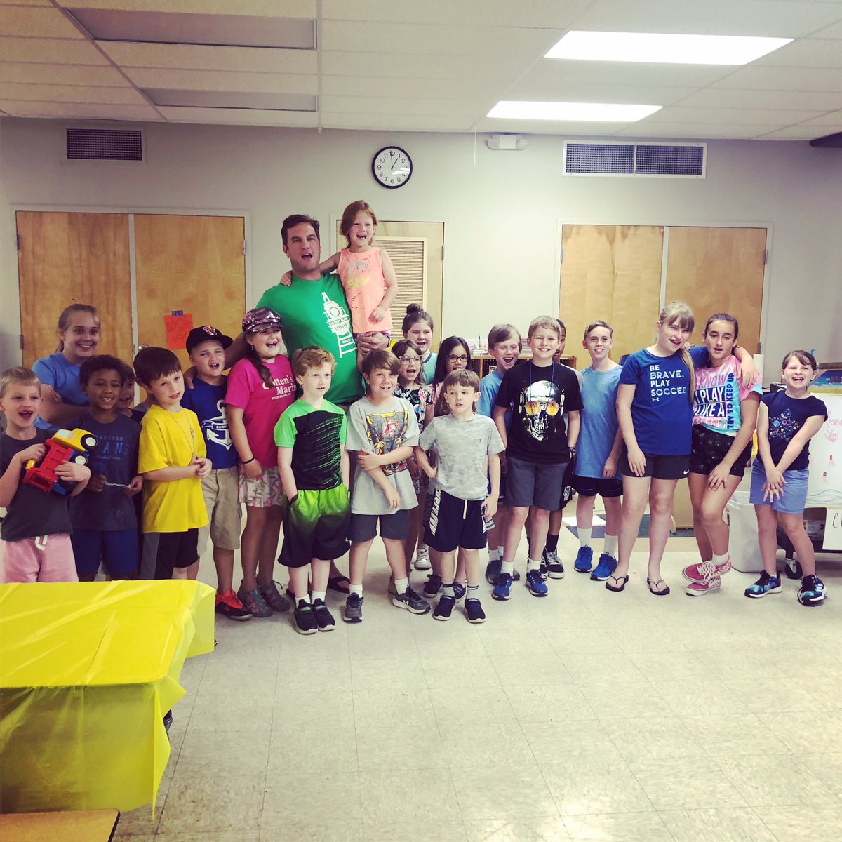 Thank you St. Joseph School for another amazing 4 yrs together! Thank you Camp SJS for the awesome send off and our annual tee shirt. I can’t wait to see what your future holds!#OnceABulldogAlwaysABulldog💙💛 
-Love, Mr. M