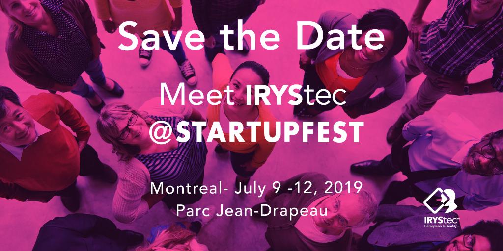 IRYSTEC's tweet photo. #SaveTheDate: We are looking forward to #Startupfest Montreal. Will you be there? https://t.co/DhT1a0pXZT
#IRYStec
#PerceptualDisplayTechnology
https://t.co/3pUh6lcqrD https://t.co/mHj6RN9Pmz