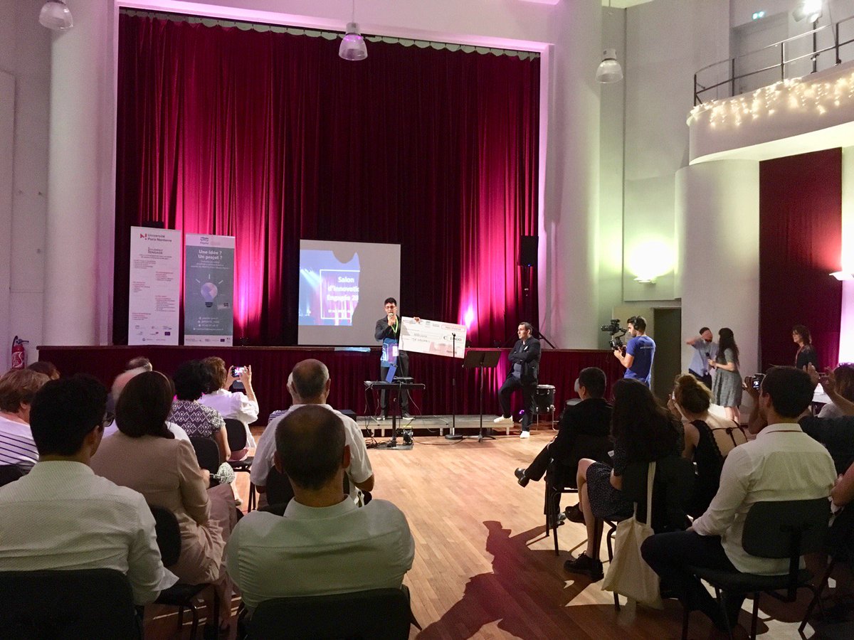 PEPITE_PON's tweet photo. Félicitations à Memorall qui remporte le prix Starter ce soir !🏆👏 
Son objectif ? Développer une super mémoire grâce à des ateliers de mémorisation ! 🧠 https://t.co/4nDvRaDeyi