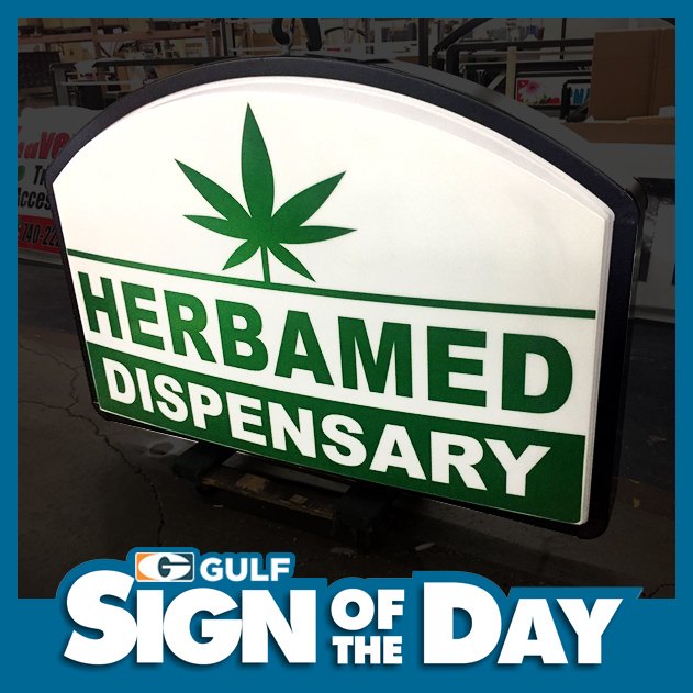 GulfDevSigns's tweet photo. Today's Sign of the Day: Herbamed Dispensary
https://t.co/e9dpoDADcx
#signoftheday #gulfdevelopment #gulfdevsigns #businesssigns https://t.co/VR3zzDVTeg