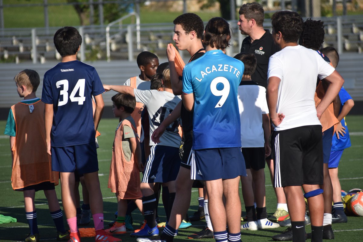 bethesdascnews's tweet photo. Photos from Day Two of our BSC European Evening Camp! 21 of our boys for the past two days have had the chance to learn from German Academy coaches from Schachter Sports about the importance of marking, timing your runs, and building possession from the back! #bscsummercamp https://t.co/tMFglLR4lj