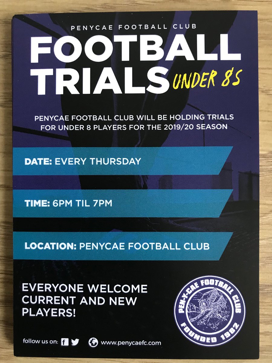 kevev09's tweet photo. Pen y cae football club looking for under 8s https://t.co/PTVTNcJURG