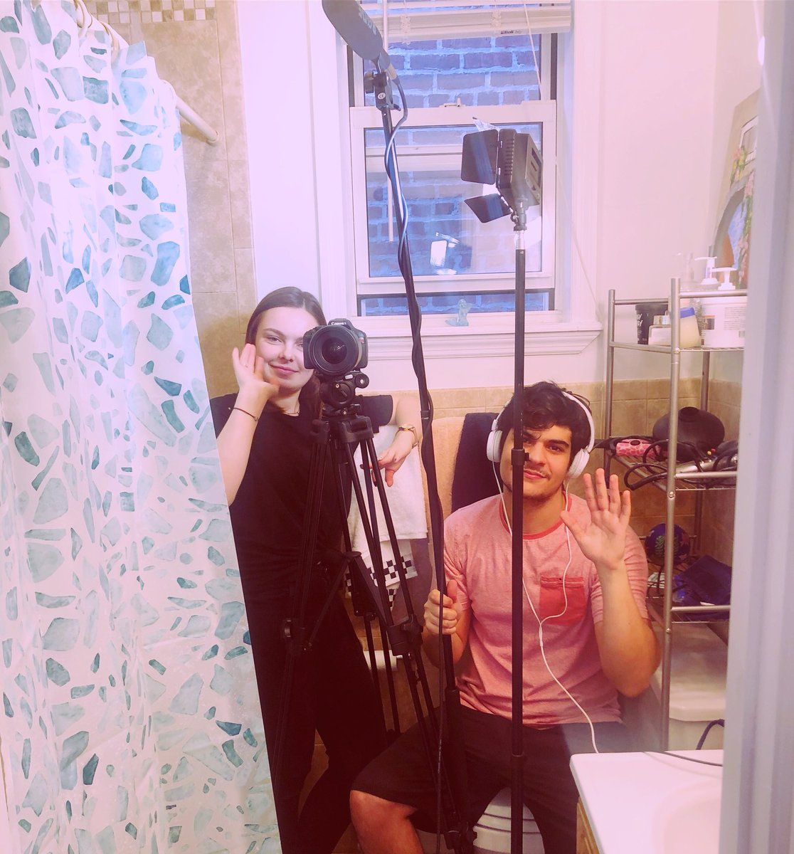StarrStMedia's tweet photo. #tbt 

Throwback to filming the trailer for @toofarwebshow , their FIRST EPISODE COMES OUT TOMORROW! Check out their page and @starrstreetmedia for more updates!

#webshow #film #filmmaking #behindthescenes #lighting #ledlights #boommic #rode #canon #photography #cinematography https://t.co/uUgVIaU5vw