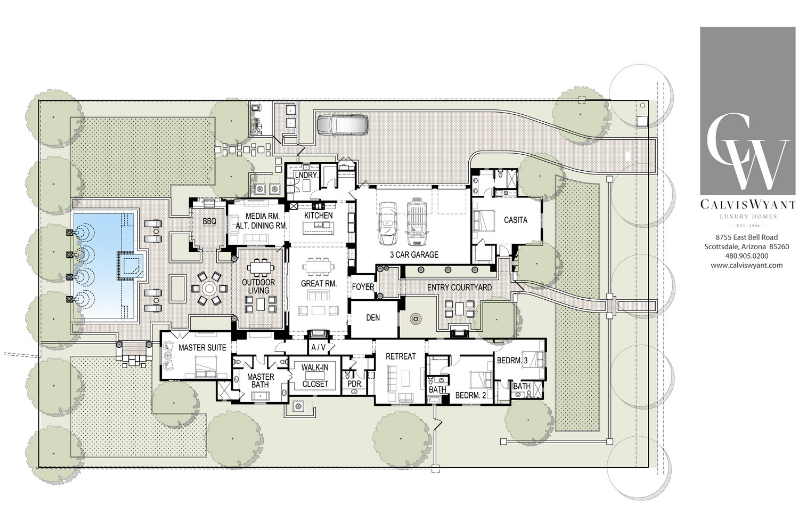 Situated in one of the most sought-after areas in the Valley, this new construction home features 5,000+ sq ft, 4 bed/4.5 bath on a single level and is located on one of two neighborhood parks. For more information, visit ow.ly/ot9w50u2ISZ. #luxuryliving #Silverleaf