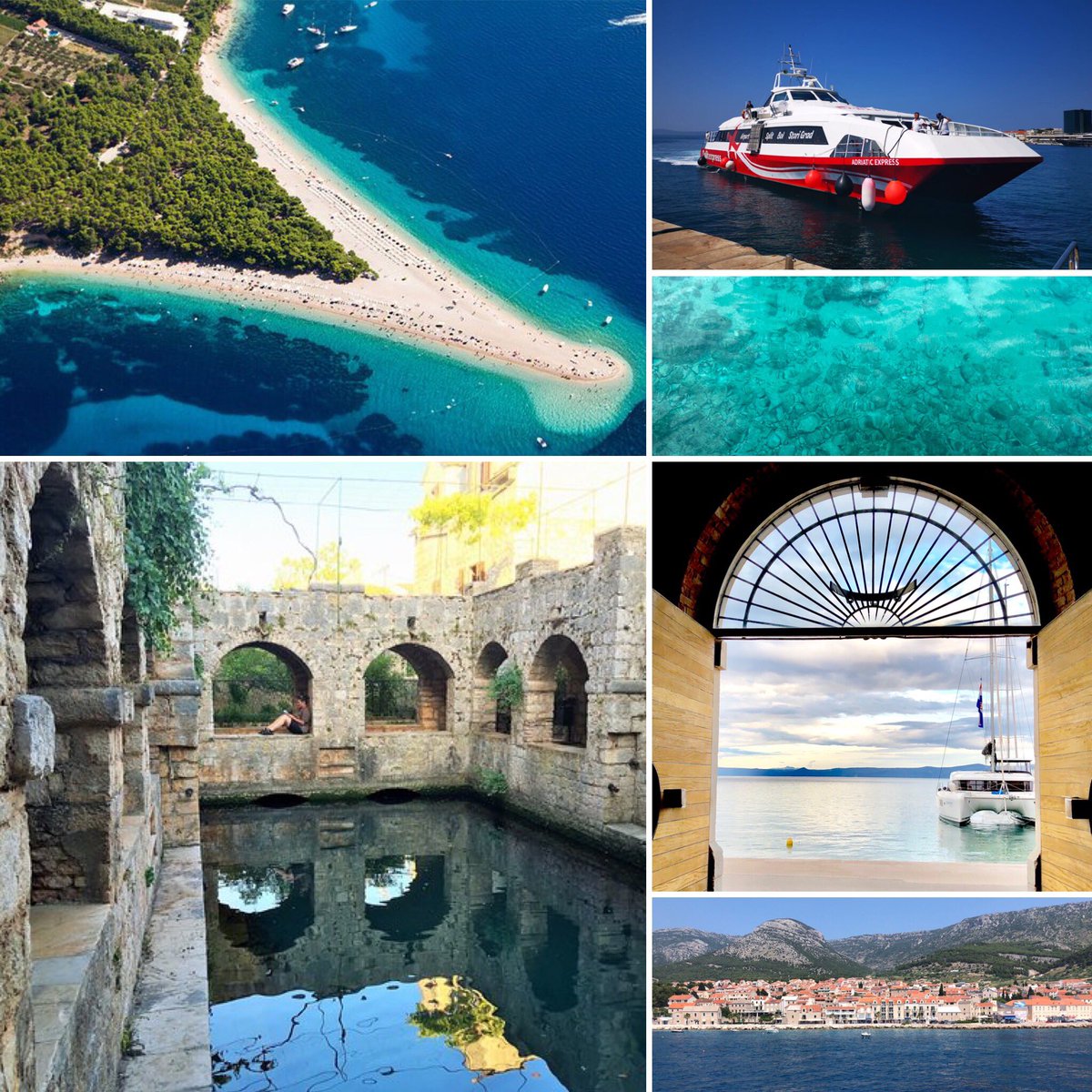 What are you looking for in a summer getaway? #GorgeousBeaches #AmazingFood #Architecture #AwardWinningWines #Art #BoatTrips #WaterSports #HiddenCoves You can find all this and more on the #islands of #Brač and #Hvar. Take our #ferry to a little corner of #paradise 🛳💙🏖