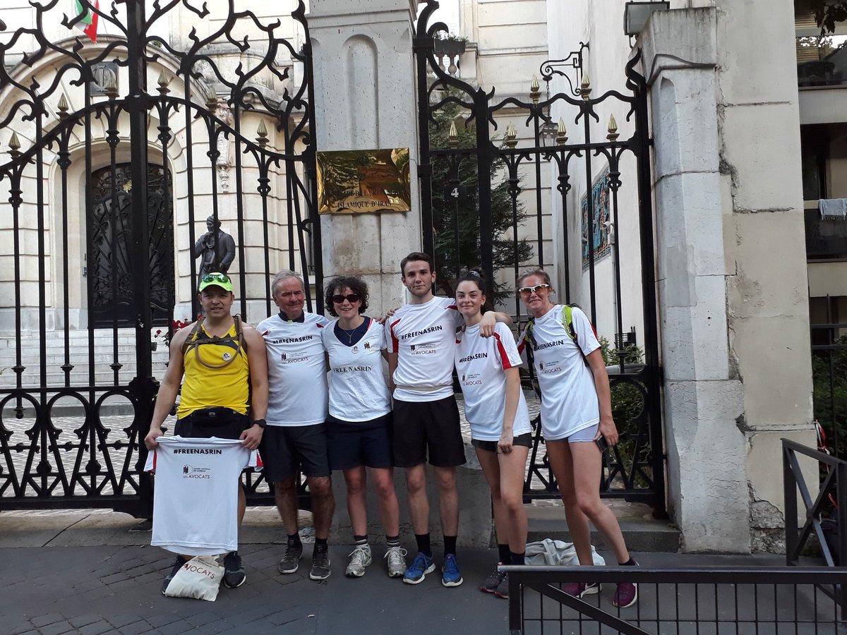 ChrtVr's tweet photo. 5km courus en soutien à Nasrin Sotoudeh, défi relevé @monbarreau @OrdreAvocats87 #FreeNasrin #nasrinsotoudeh #avocat https://t.co/IqCLmzwZeM