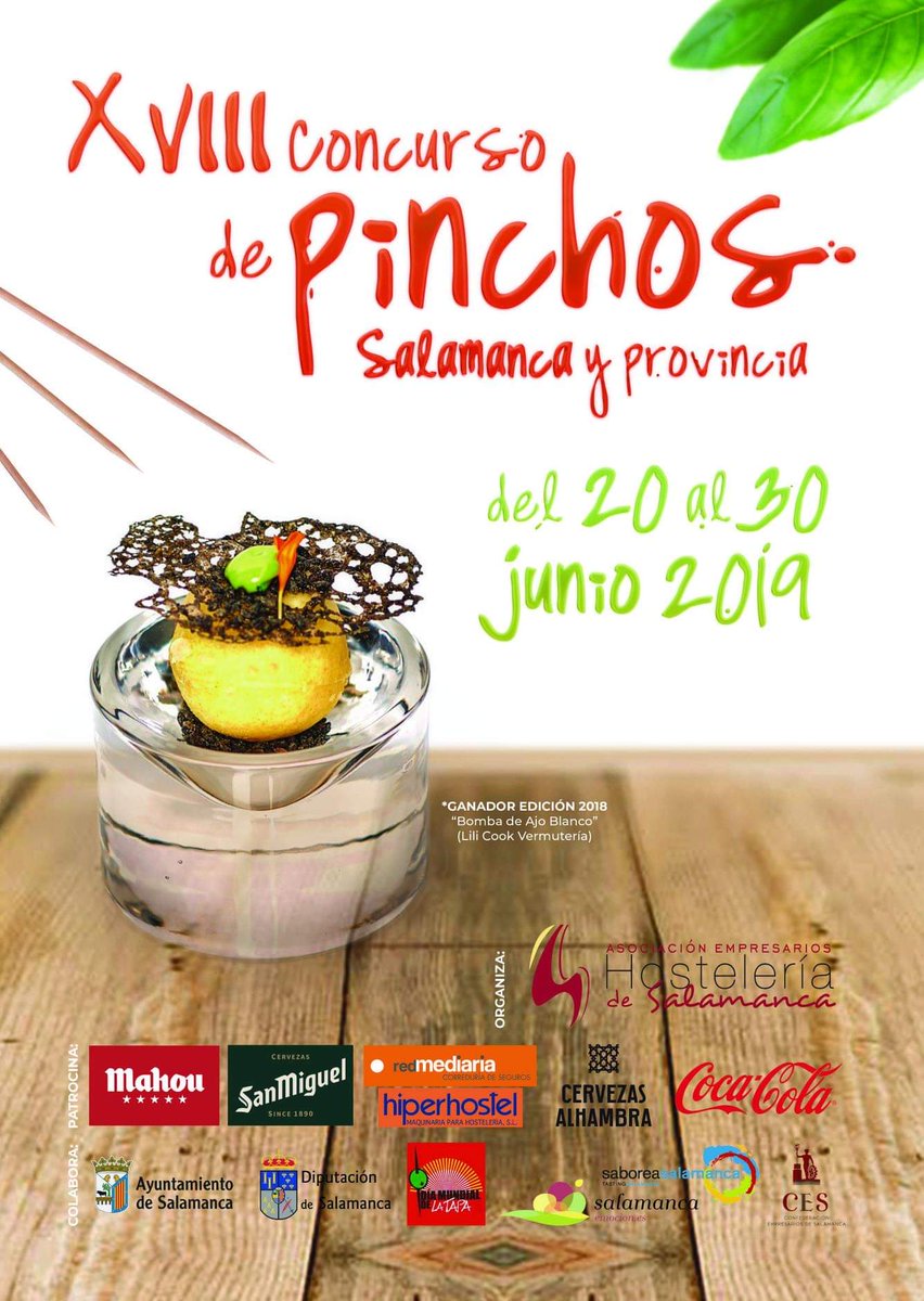 DiablurasGastro's tweet photo. "XVIII #Concurso de #Pinchos #Tapas de #Salamanca y Provincia"
(del 20 al 30 Junio 2019)

"Ravioli de #PollodeCorral en Escabeche con Remolacha Roja y Brotes Tiernos"
(maridado con @Alhambra_Es 1925)

Vota‼️ ✔️ https://t.co/bd07IDPVFz https://t.co/SQ23CCw9AH