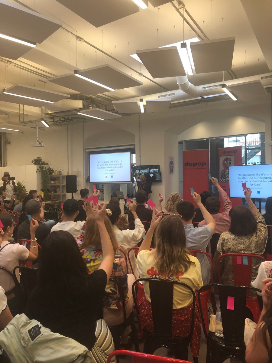 UX Crunch meets <a href="/depop/">Depop</a> - up next we have <a href="/chrysking/">Chrystal</a>'s talk 'Design is not just for designers'
#experiencedesign #experiencedesign #userexperiencedesign #ux #design #designresearch #uxdesign #userexperience #machinelearning