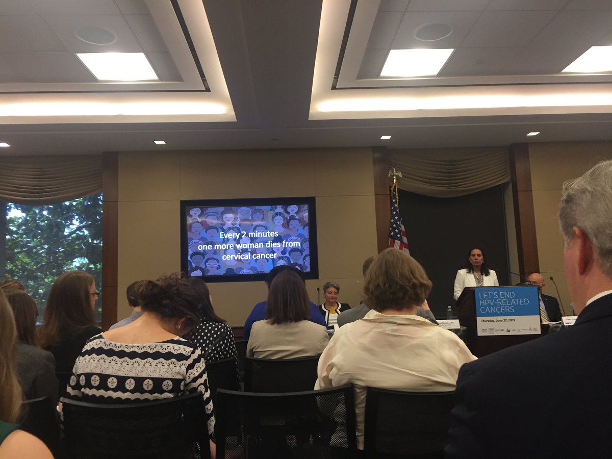 We are proud to partner with <a href="/AACR/">AACR</a>, @Moffittnews, <a href="/BidenCancer/">Biden Cancer</a> and others on congressional briefing on ending HPV-related cancers #HPV