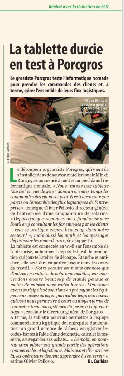 On parle de #porcgros dans le quotidien <a href="/lesmarches/">Les Marchés</a>.
Merci pour cet article <a href="/bcarlhian/">bruno58</a>.
#weareavril