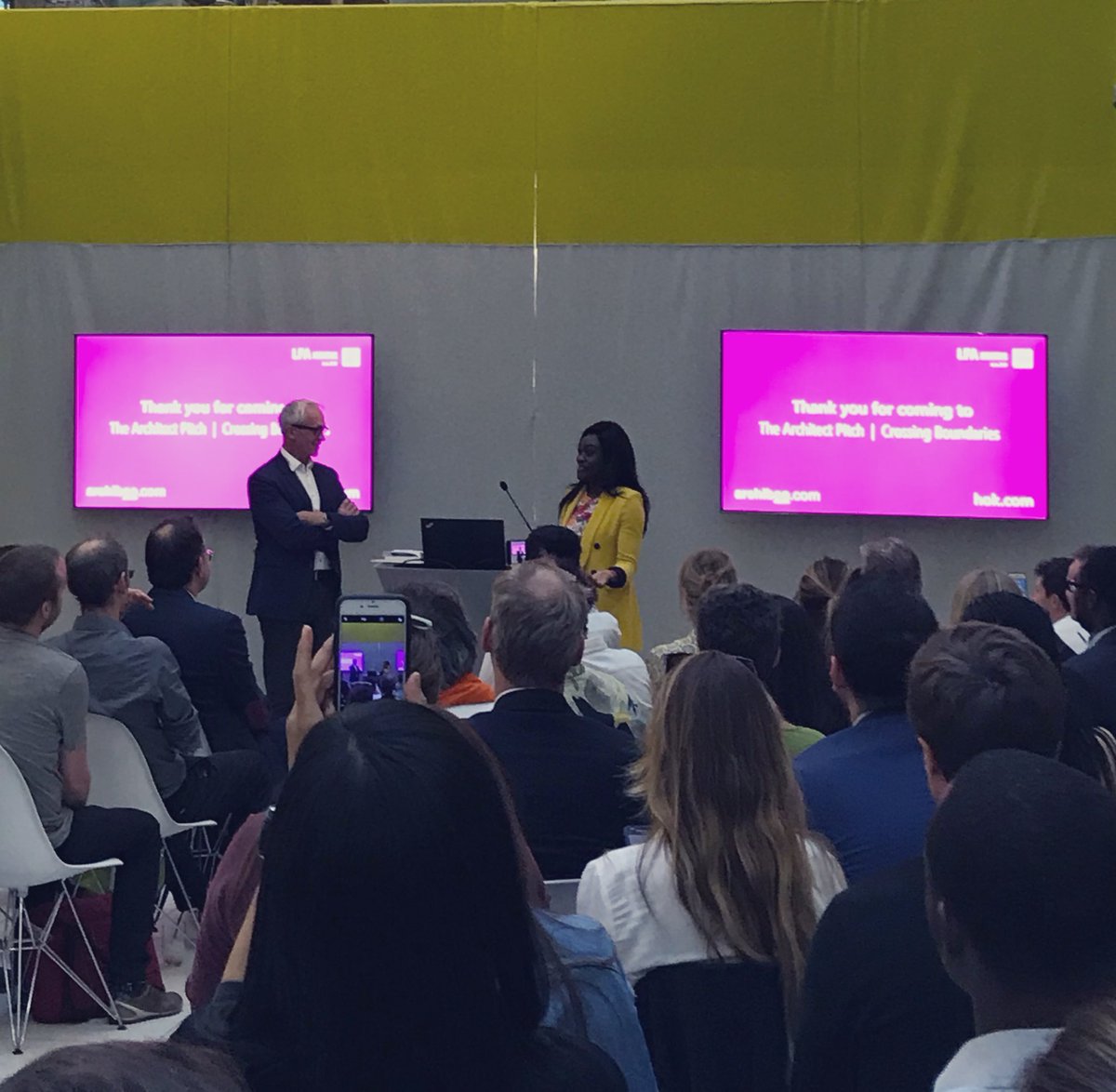 Congratulations @taragbolade on winning the #ArchitectsPitch for the 
@mypart3app. Very well deserved, and a valuable resource for architectural students and the profession. @ArchibooLive #LFA2019 @HOKLondon