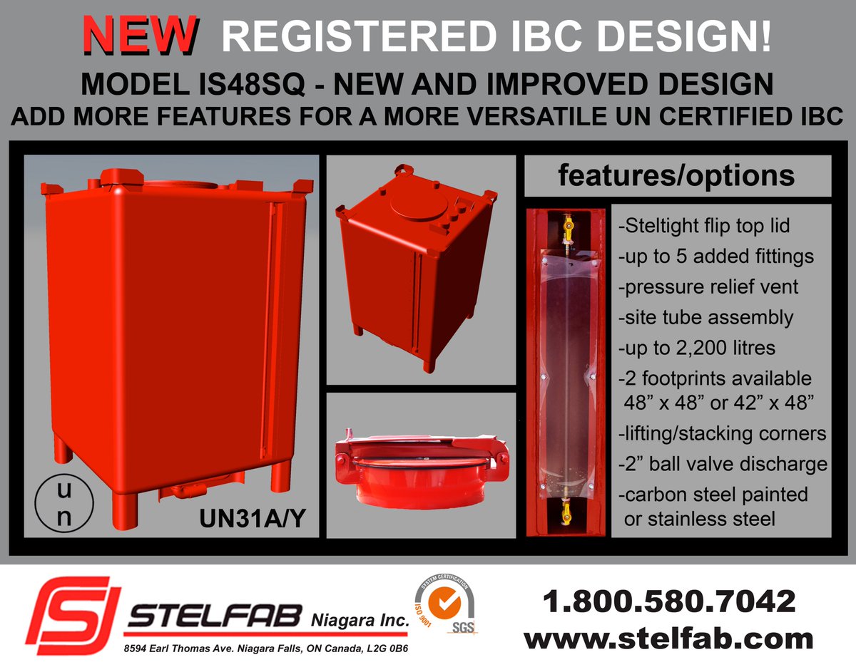 stelfab's tweet photo. #uncertified #transportcanada #ibc #steelcontainers #stelfab #sitetube #fliplid #versitile #un31Ay #liquid https://t.co/rJBq6X2bOj