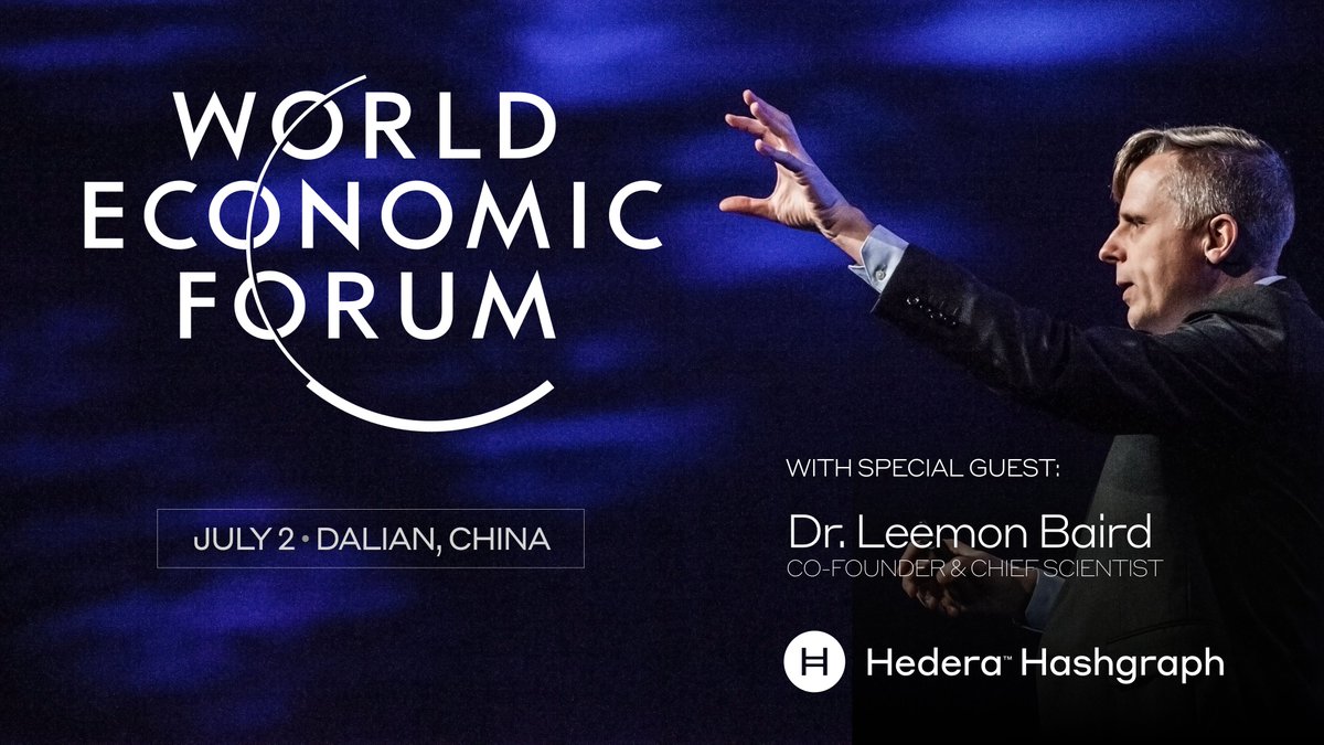 In Crypto we Trust? Dr. Leemon Baird will be at the WEF Annual Meeting of  the New Champions in China to talk about creating a trusted means of  exchange. Visit this playlist