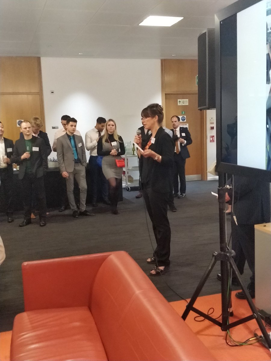 LancasterManage's tweet photo. Rachel Newbury, Head of Alumni Engagement and Development Services is discussing the impact of Alumni support in Lancaster's success #LFN2019 https://t.co/Y5Y1SaPW1X
