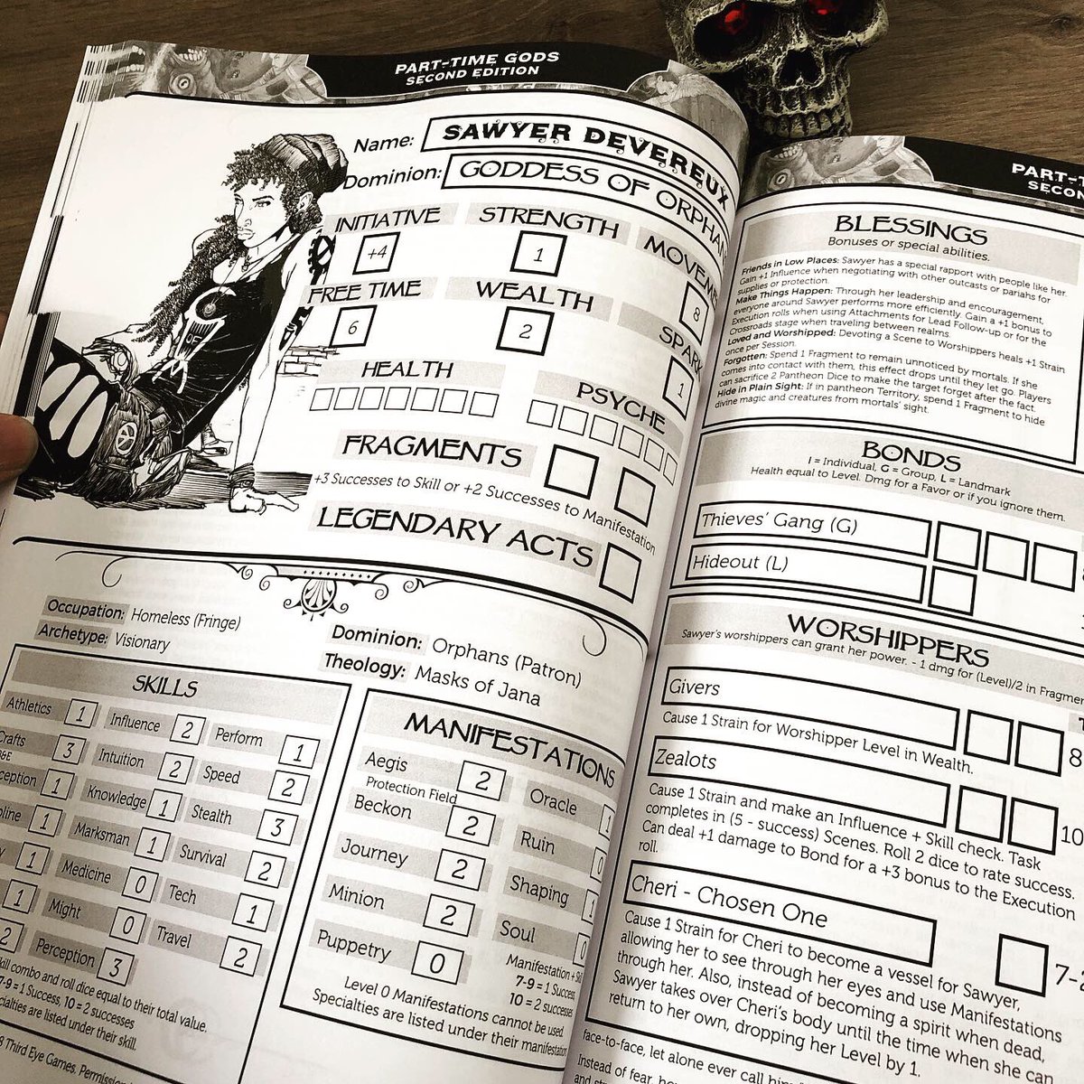 diogo_oldskull's tweet photo. #PartTimeGods second edition is a #TabletopRPG where you play as a mortal god in todays world and have to face not only our current problems but cosmic threats! #Fantasy #UrbanFantasy #DnD https://t.co/aixNZk5AhA