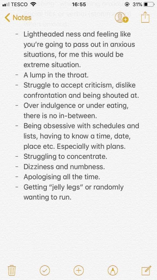 HHHollz's tweet photo. Just a reminder, check on your friends who have anxiety #MentalHealthAwareness https://t.co/2vs2XMnu60