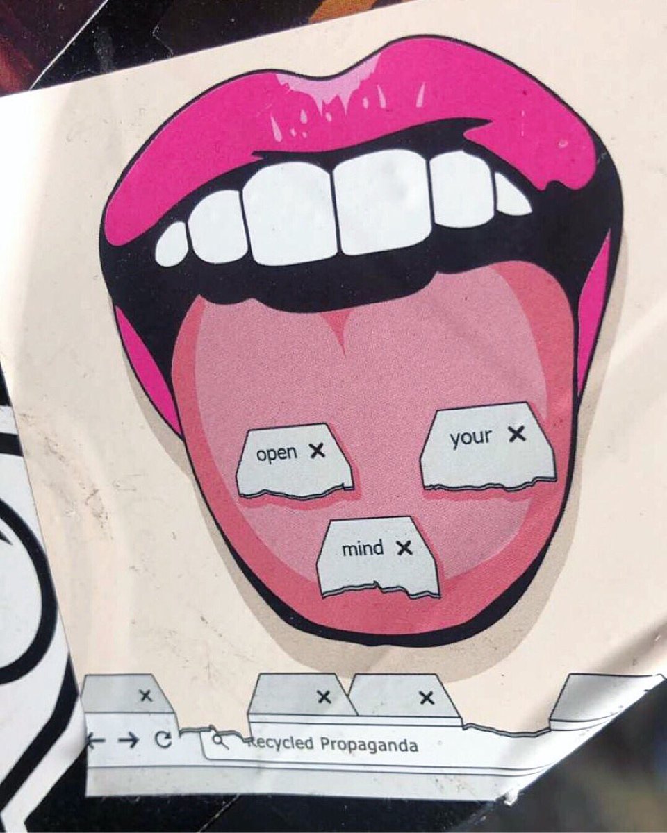 recycledprop's tweet image. #droppingknowledge #openyourmind