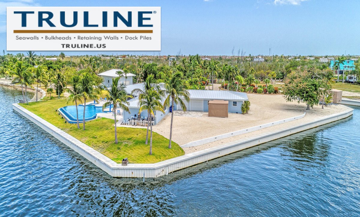 Hurricane season is underway.  Protect your property with the Truline seawall system today!  Have peace of mind.