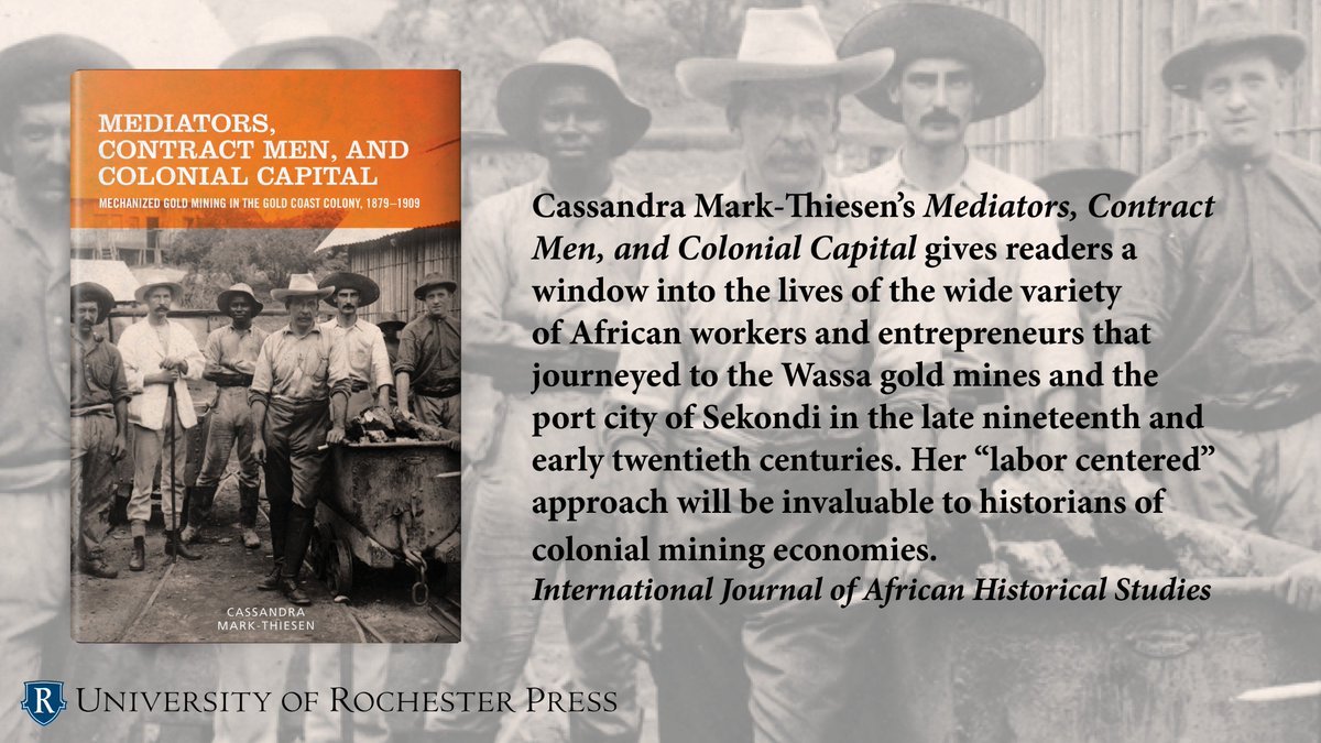 Boydell_Africa's tweet photo. Mediators, Contract Men, and Colonial Capital “invaluable to historians of colonial mining economies”: Alice Wiemers reviews @CMarkThiesen’s insightful labor history in IJAHS 52.1! Find the book: https://t.co/RfZ6pmi3vJ #URP #AfricanStudies #Twitterstorians https://t.co/OvjPIAxdja