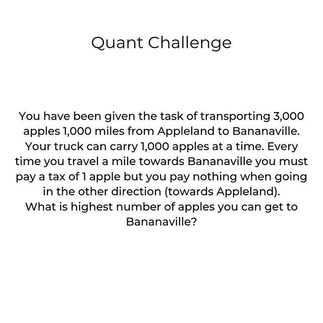 VyeProfessional's tweet photo. Are you ready for a new challenge? 💪 Post your answer in the comments.
˙
˙
˙
#quant #brainteaser #puzzle #riddle #challenge https://t.co/Vhr3us9sWJ https://t.co/tVrLkXHsHL